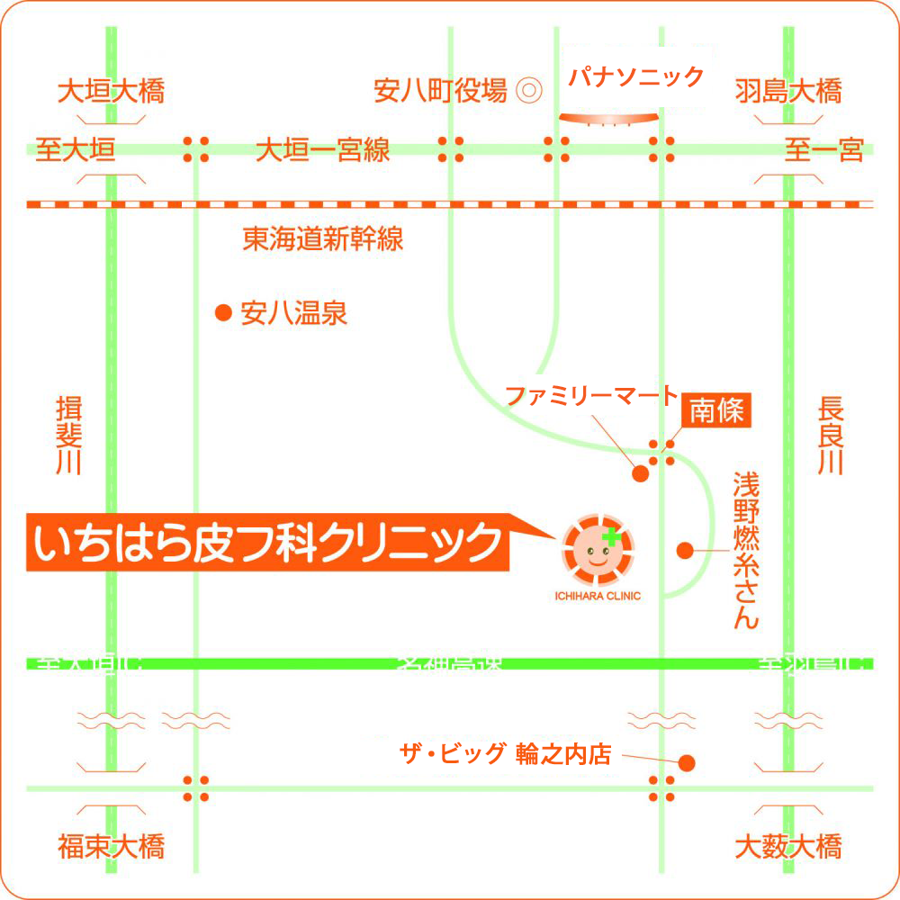 いちはら皮フ科クリニック　地図